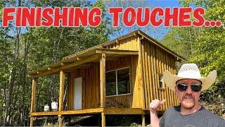 Time to Protect All Hard Work! - Sealing the Pond Cabin Wood