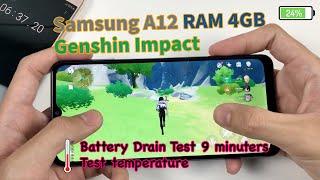 Samsung Galaxy A12 Genshin Impact Gameplay | Helio P35