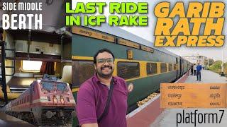 Palakkad to Yesvantpur by 12258 Garib Rath Express in AC Sleeper | Train Journey | Video 273