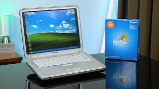 Using Compaq's Huge Pentium 4 Laptop from 2004!