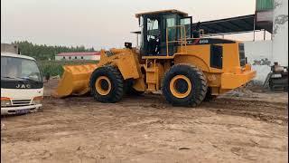 Used Liugong wheel loader CLG856 with operating weight 16800KG, with Cummins engine