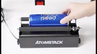 How to use ATOMSTACK R3 24W Automatic Rotary Roller Unboxing