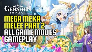 Mega Meka Melee Part 2 Complete Gameplay Guide For All Modes | Free Bennett Event | Genshin Impact