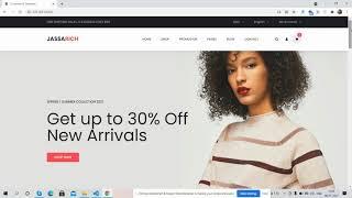 Laravel 8 JassaRich Ecommerce Template Free