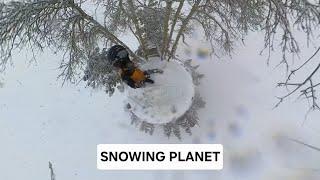 Tiny Snow Planet