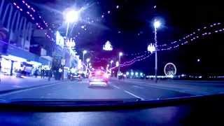 Blackpool illuminations - Car Cam - All the lights top to bottom in under 5 Mins