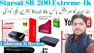 Starsat SR-200HD 4k Extreme Unboxing and Review | Best Quality Dish Receiver