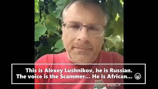 The man in the video is Alexey Lushnikov... he is Russian.... The voice   isn't !