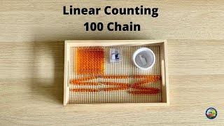 Linear Counting - 100 Golden Bead Chain