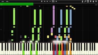 Initial D - Gamble Rumble Impossible Synthesia Piano MIDI