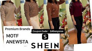 SHEIN Premium Quality Shops MOTF , ANEWSTA.Winter clothes Haul/ December clothing #shein