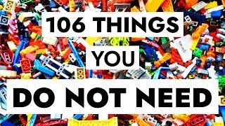 106 THINGS TO DECLUTTER IN UNDER 3 MINUTES 