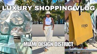 LUXURY SHOPPING VLOG! MIAMI DESIGN DISTRICT TOUR 2025