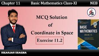 MCQ Solution of Coordinate in Space (Direction Cosines of Line).|Class 11|NEB | @niranjansharma1065