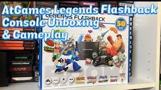 LEGENDS FLASHBACK CONSOLE, AtGames, Unboxing & Review, 50 Games - Emceemur