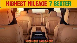 7 Best 7-Seater Cars with High Mileage for Indian Families