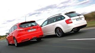 Skoda Octavia Combi RS vs. Ford Focus ST Turnier