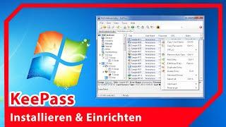 KeePass - Passwort Container Einrichten