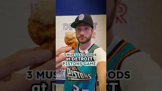 Everything to Eat at a Detroit Pistons Game #shorts #pistons #detroit