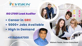 How to Build career in  Systems Auditor - ISO 27001 Lead Auditor,  GRC Jobs