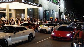 WHEN SUPERCAR GANG ORGANISE CARS MEET AT PAVILION KUALA LUMPUR, GTR TERRORIZE THE WHOLE STREET!!!!