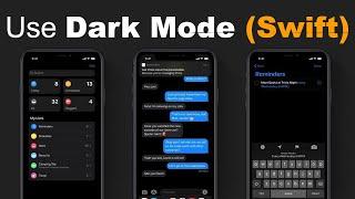 Supporting Dark Mode in App (Swift 5, iOS) - Xcode 11 2020