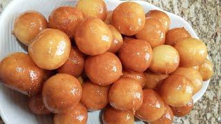 #Sweet ball Gemat# Homemade how to make gemat Arabian dessert