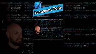 Xcode Tip - Quick Code Documentation #iosdeveloper #swift #xcode