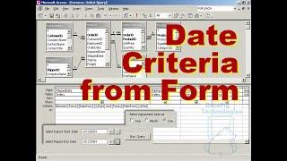 Date Criteria from Form for Query ~ DataPig