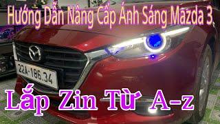 Mazda 3 Upgraded LED Lighting  Mazda 3 Nâng Cấp Ánh Sáng Bi Led - Hướng Dẫn Chi Tiết Cách Độ Đèn
