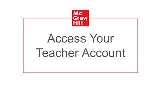 Access Your Teacher Account