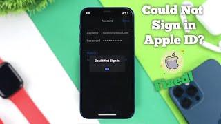 Could Not Sign in Apple ID? - Fixed Here!