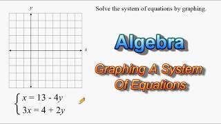 Solve A System Of Equations By Graphing