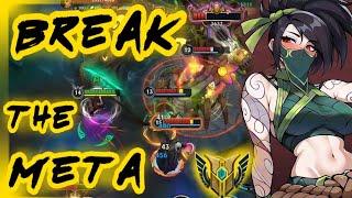 WILD RIFT AKALI BREAKS THE META • 1v5 BARON #akali #wildrift