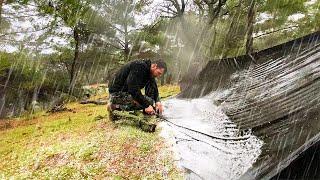 Camping in Heavy Rain, Rainstorm and Strong Winds - Best Rain Camps of 2024