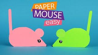 How to make easy paper mouse | Paper craft easy