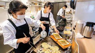 衝撃価格の天ぷら定食！熟練の技で魅せる家族経営お好み焼き店が魅力的すぎた丨Japanese Street Food