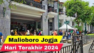 Suasana Malioboro Dan Kota Yogyakarta Terkini Jelang Malam Tahun Baru 2025 | Wisata Jogja Terbaru