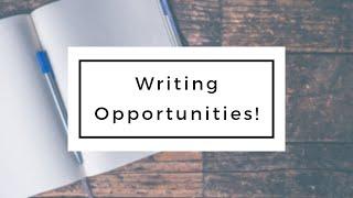 New Writing Opportunities