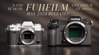 Fujifilm X-T50 | GFX 100S II | + 2 new lenses!