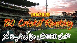 ICC T20 Cricket Rankings January 2020