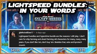 The Truth About Lightspeed Bundles - In Your Own Words!  SWGOH