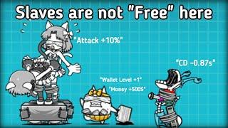 "Slaves" in Battle Cats