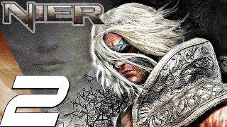 NIER - Gameplay Walkthrough Part 2 - The Lost Shrine & Kaine Boss Fight