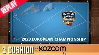 3-Cushion European Championship 2023 - Dani SANCHEZ vs Marco ZANETTI