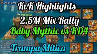 Lords Mobile. KvK Highlights. Baby Mythic Trap. 3x Rally. 2.5m Mix Rally.Lords Mobile ESP.Rally Trap