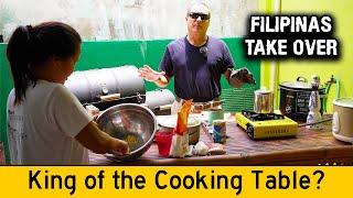 Philippines Lifestyle - Filipinas Take Over My Cooking Table and Bake Bread in Barbecue Grill