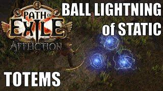 [PoE 3.23] (REMOVED IN 3.24) Ball Lightning of Static Totems Guide with Leveling and Endgame Trees