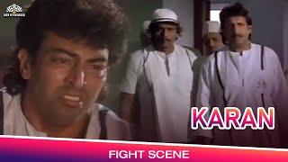 Kiran Kumar And Vindu Dara Singh | Fight Scene | Karan | Bollywood Hindi Movie | NH Studioz