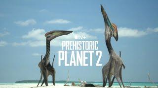 Hatzegopteryx mating display - [Prehistoric Planet] season 2